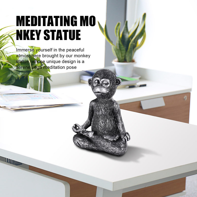 Statue de singe de méditation  - Home Decor Outdoor avis et prix