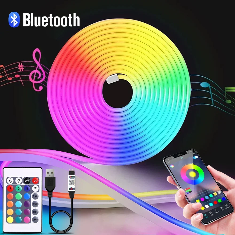 Bande lumineuse LED néon RGB,  - Home Decor Happy avis et prix